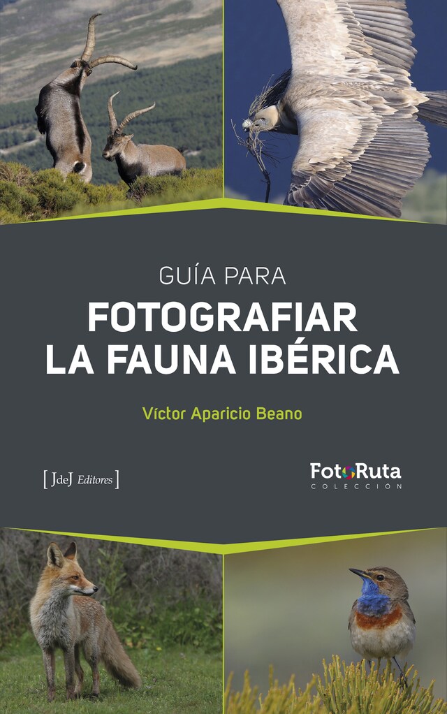 Portada de libro para Guia para fotografiar la fauna ibérica