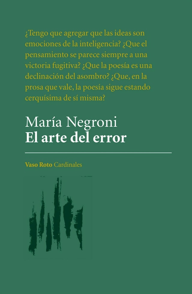 Okładka książki dla El arte del error