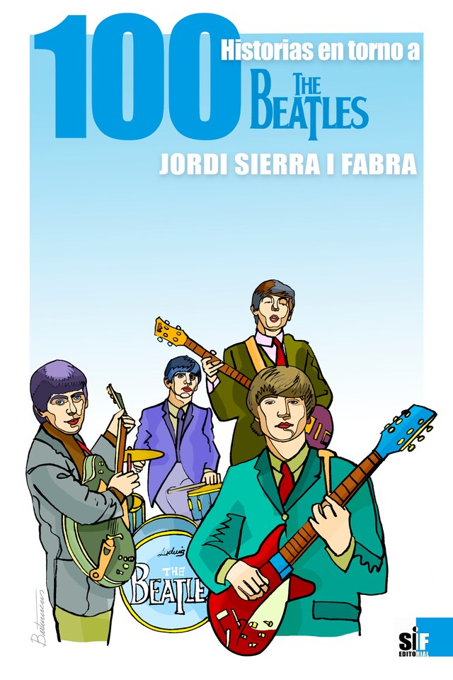 Buchcover für Cien historias en torno a The Beatles