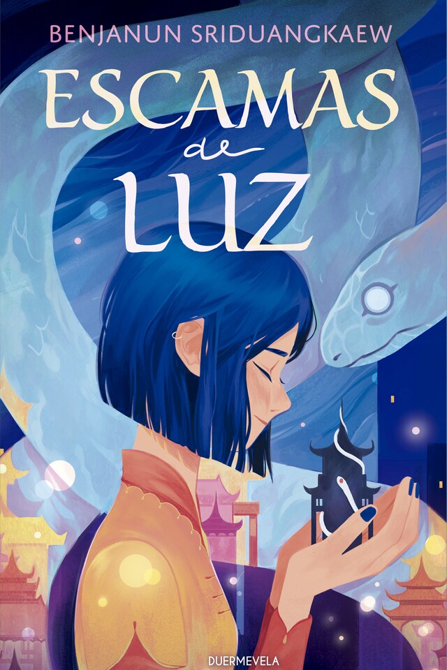 Book cover for Escamas de luz