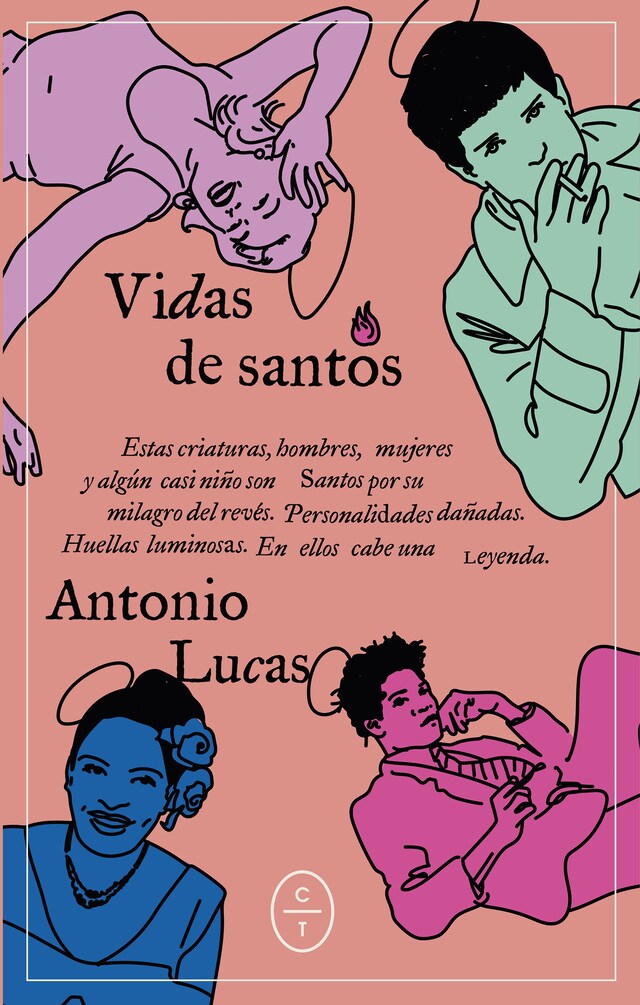 Book cover for Vidas de santos