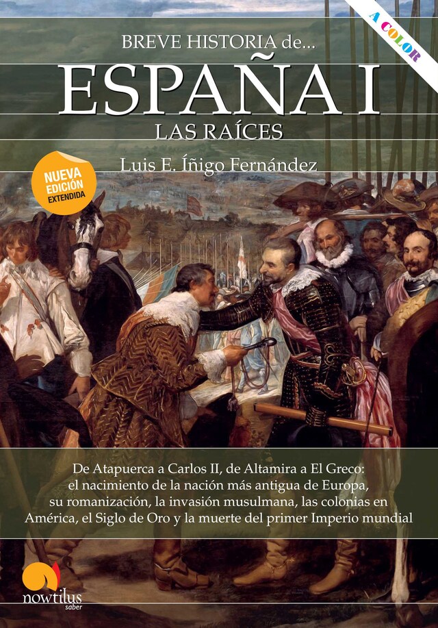 Kirjankansi teokselle Breve historia de España I: las raíces