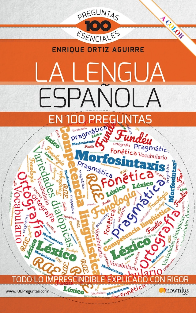 Portada de libro para La lengua española en 100 preguntas
