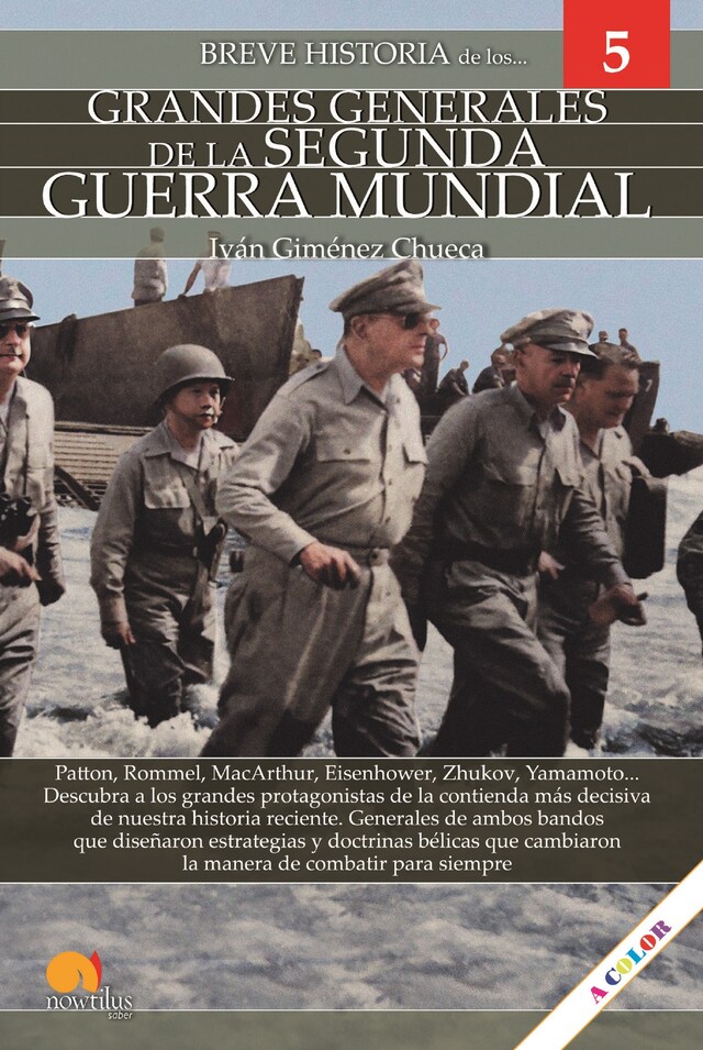 Boekomslag van Breve historia de los Grandes Generales de la Segunda Guerra Mundial