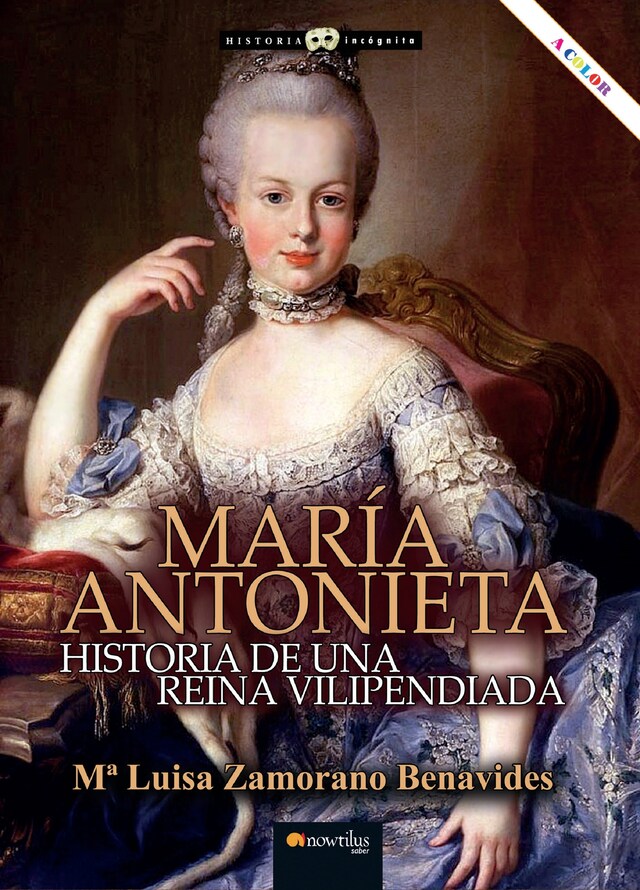 Portada de libro para María Antonieta