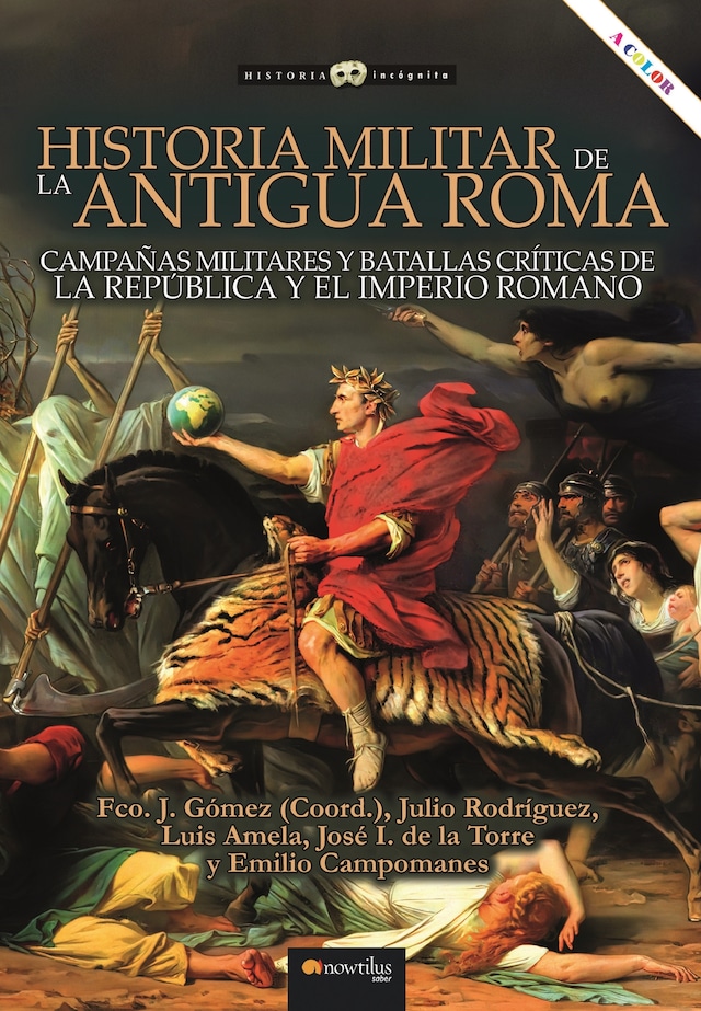 Book cover for Historia militar de la antigua Roma