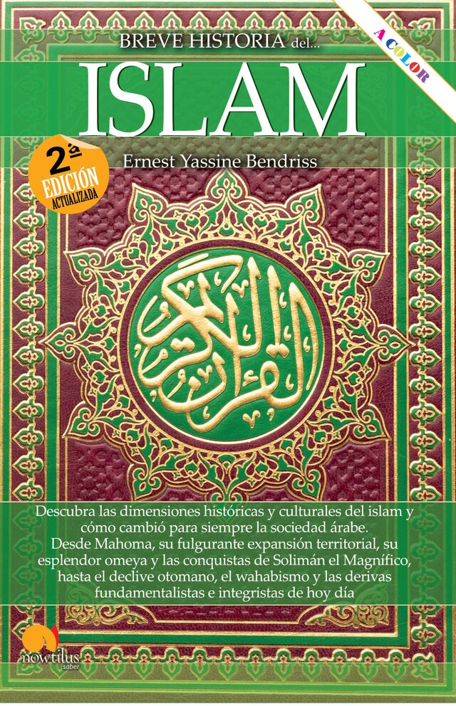 Book cover for Breve historia del islam N. E. color