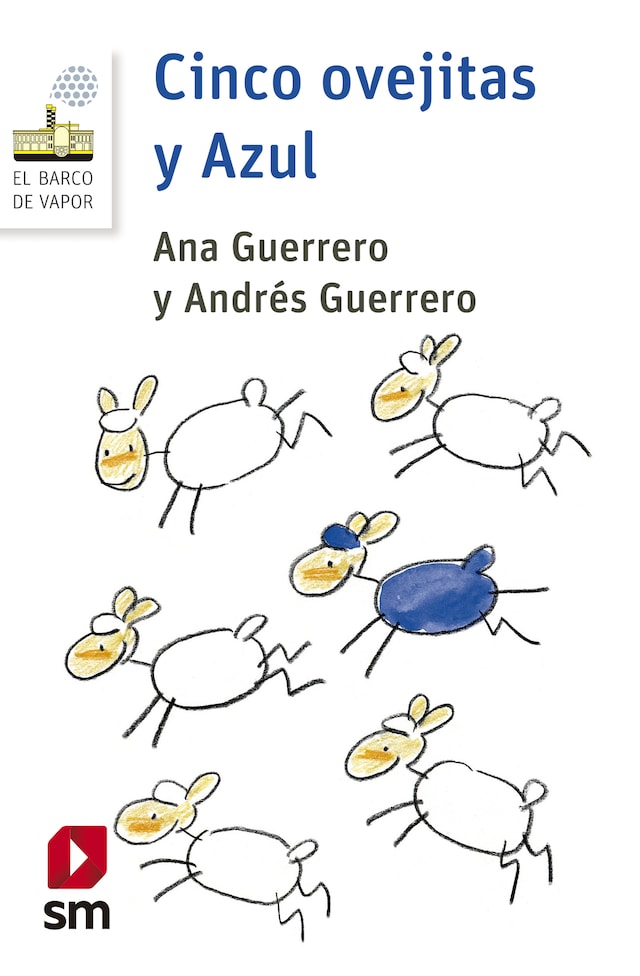 Buchcover für Cinco ovejitas y Azul