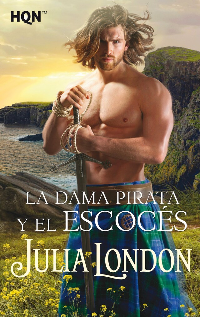 Book cover for La dama pirata y el escocés