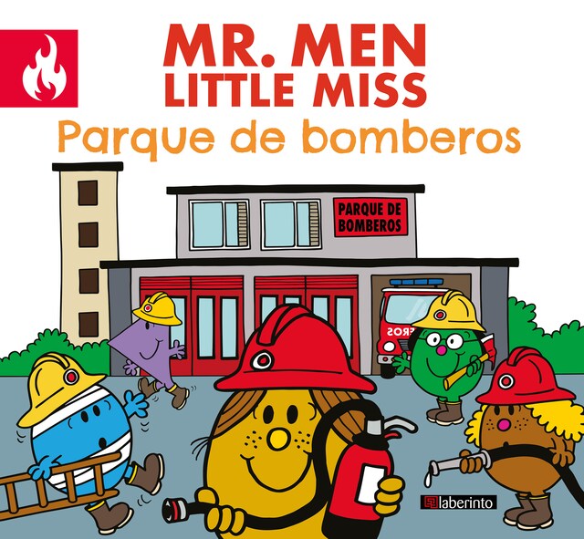 Okładka książki dla Mr. Men Little Miss Parque de bomberos