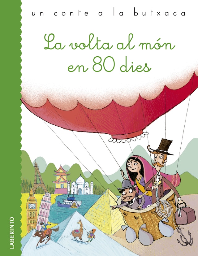 Book cover for La volta al món en 80 dies
