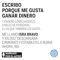 Escribo porque me gusta ganar dinero