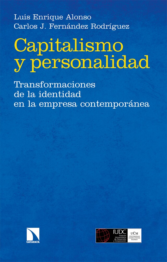 Copertina del libro per Capitalismo y personalidad