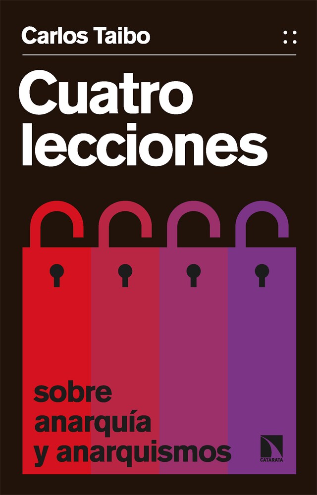 Buchcover für Cuatro lecciones sobre anarquía y anarquismos