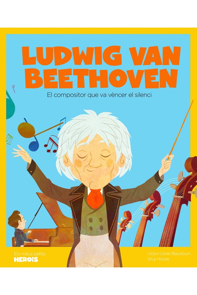 Kirjankansi teokselle Ludwig van Beethoven