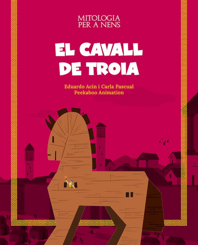 Kirjankansi teokselle El cavall de Troia