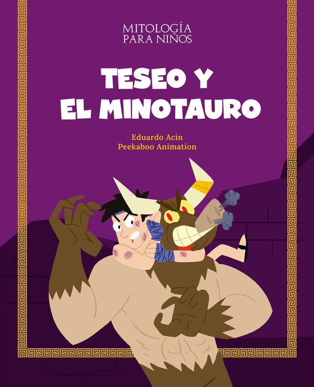 Buchcover für Teseo y el minotauro