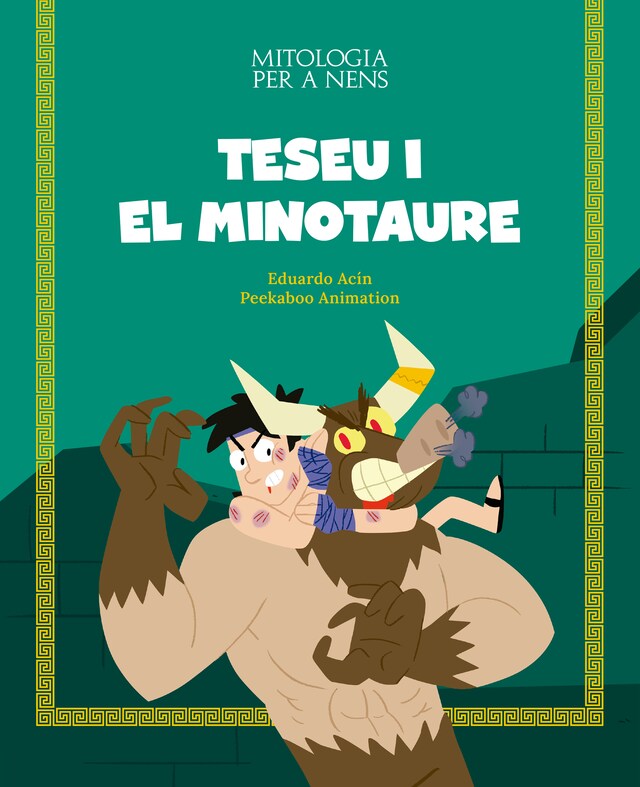 Buchcover für Teseu i el minotaure