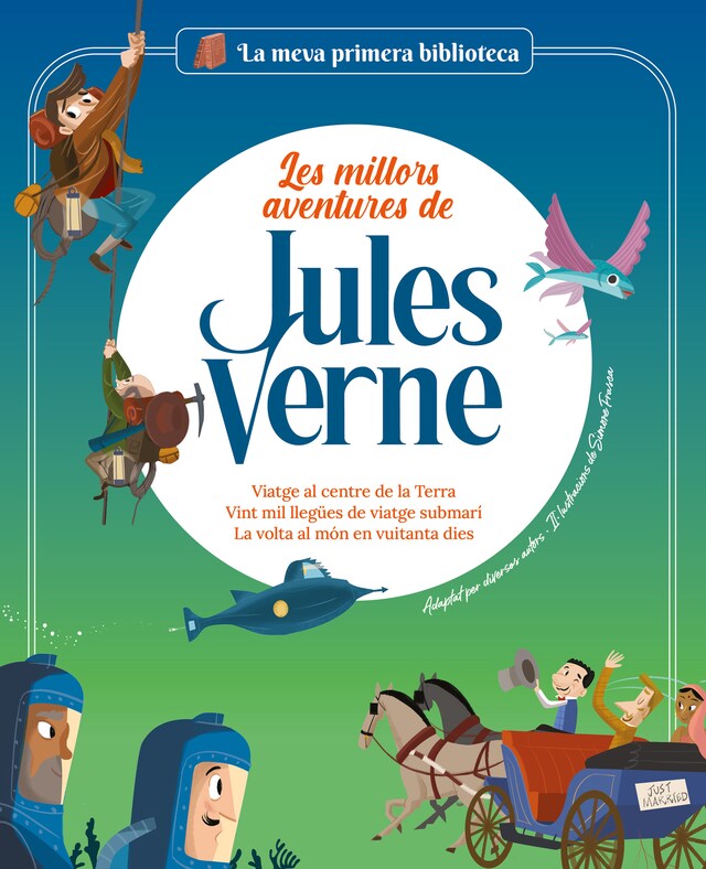 Book cover for Les millors aventures de Jules Verne