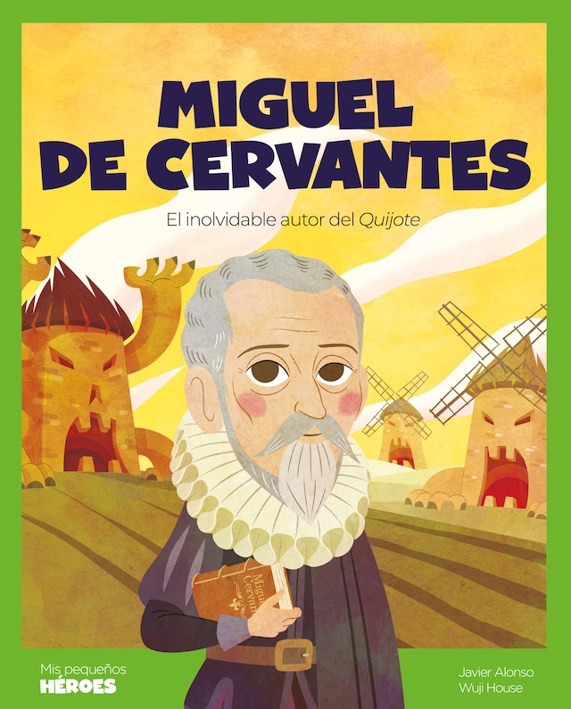 Portada de libro para Miguel de Cervantes