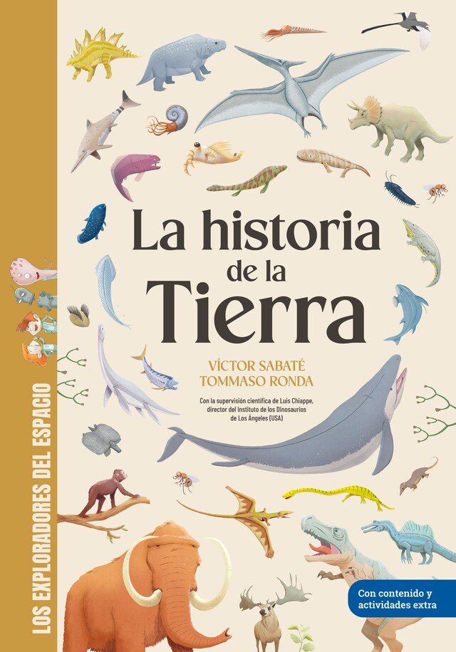 Kirjankansi teokselle La historia de la Tierra