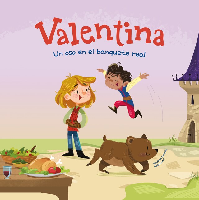 Book cover for Valentina. Un oso en el banquete real