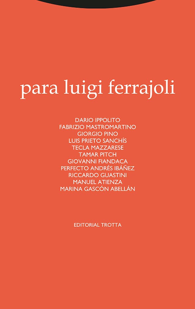 Portada de libro para Para Luigi Ferrajoli