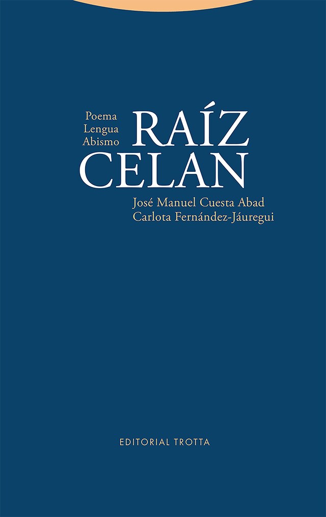 Book cover for Raíz Celan