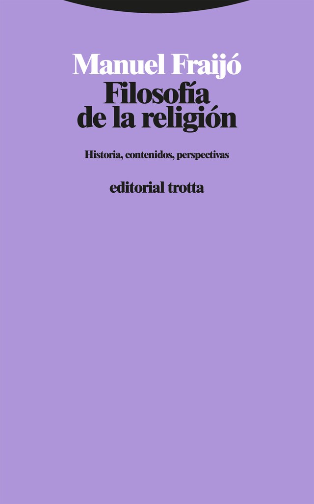 Book cover for Filosofía de la religión