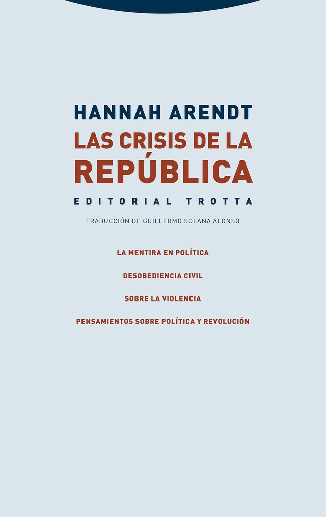 Book cover for Las crisis de la República