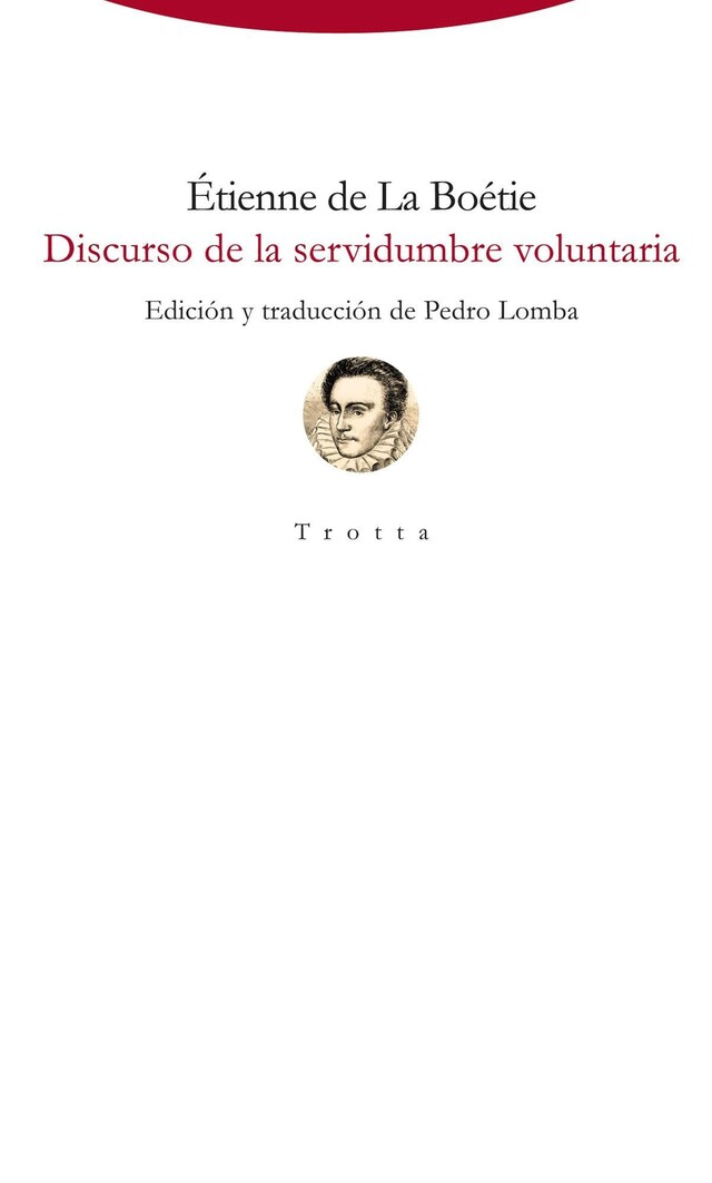 Portada de libro para Discurso de la servidumbre voluntaria