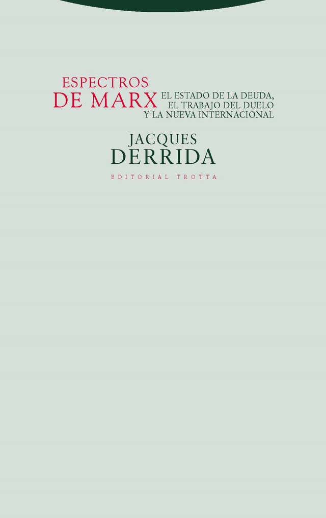 Book cover for Espectros de Marx