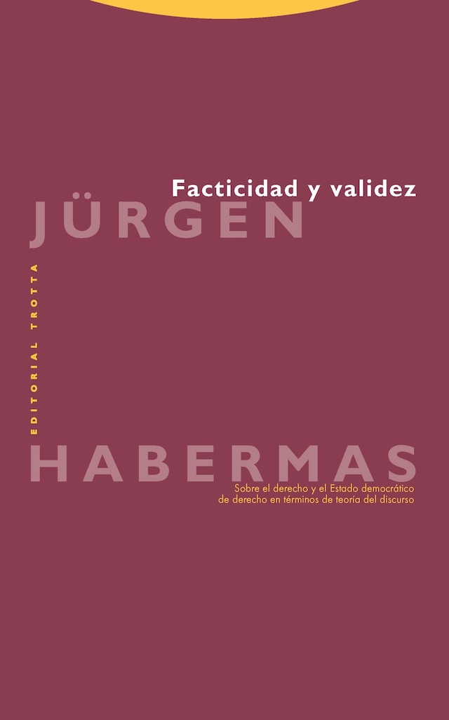 Book cover for Facticidad y validez