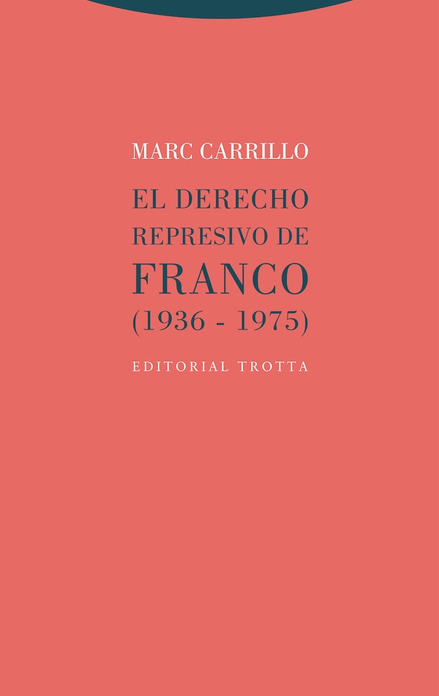 Book cover for El Derecho represivo de Franco