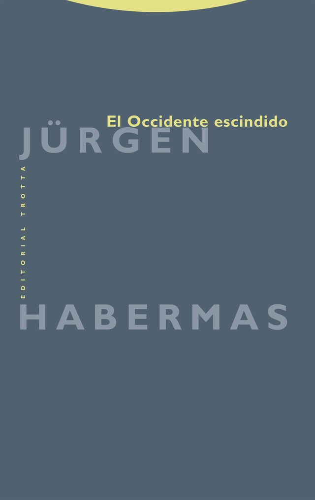 Book cover for El Occidente escindido