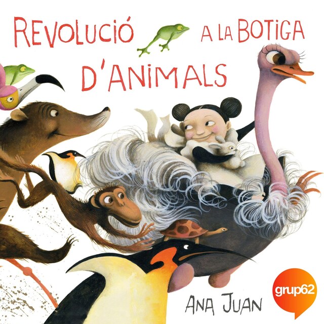Okładka książki dla Revolució a la botiga d'animals