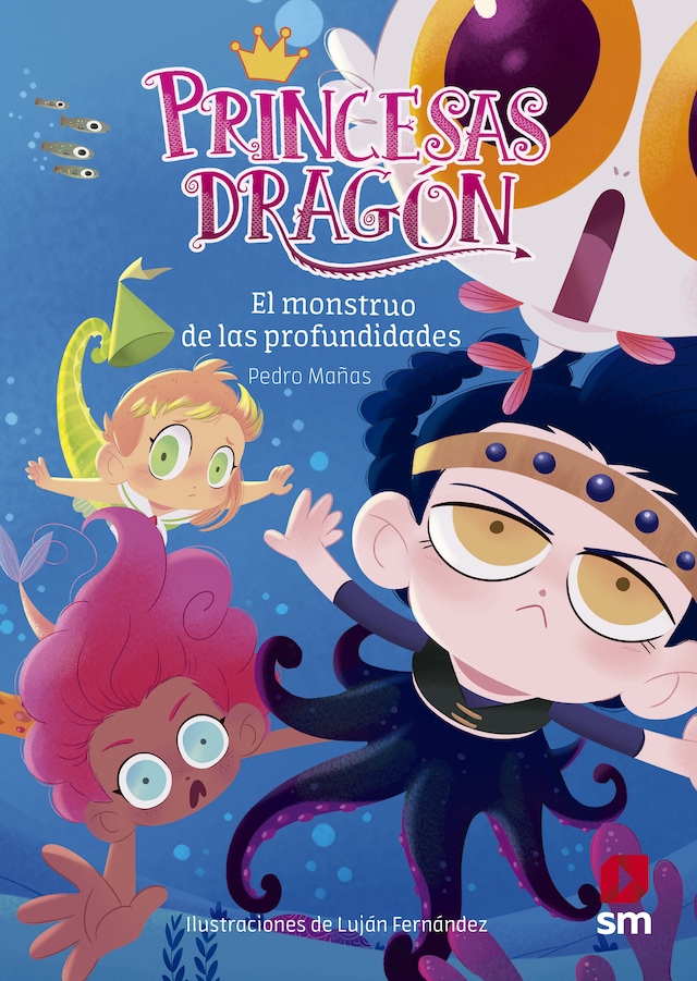 Portada de libro para Princesas Dragón 6: El monstruo de las profundidades