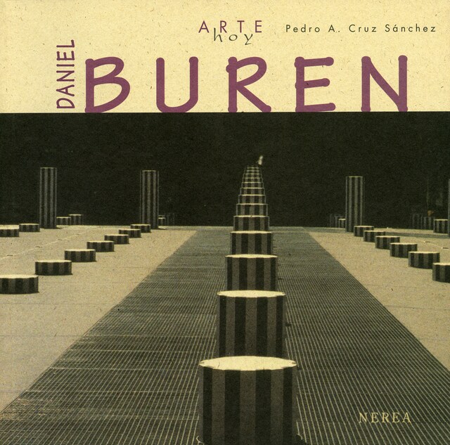 Copertina del libro per Daniel Buren