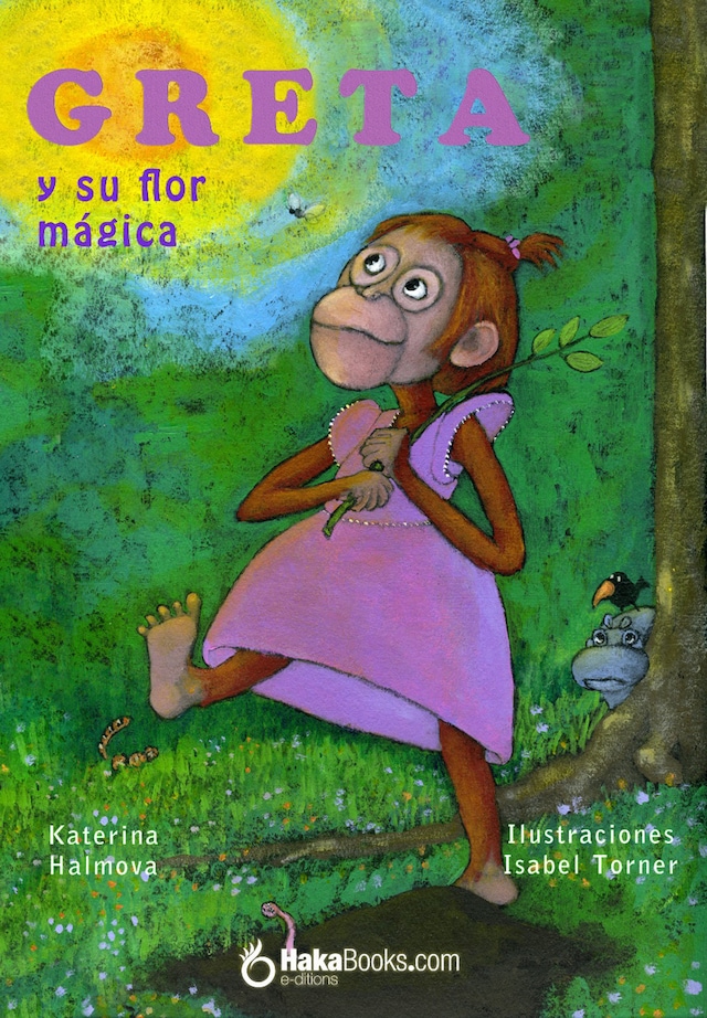 Book cover for Greta y su flor mágica