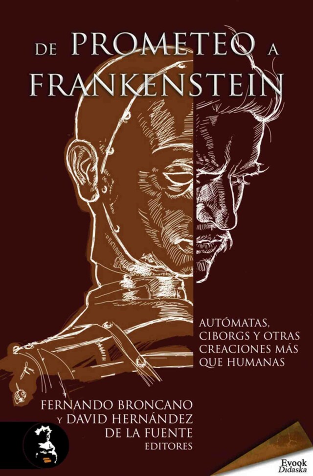 Kirjankansi teokselle De Prometeo a Frankenstein