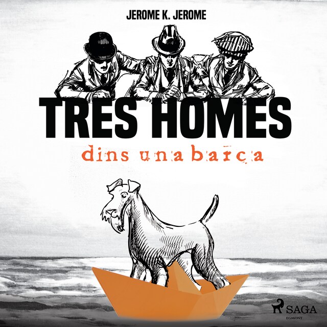 Couverture de livre pour Tres homes dins una barca