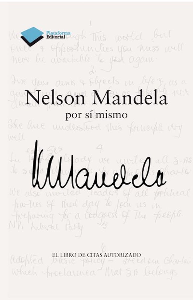 Book cover for Nelson Mandela por sí mismo