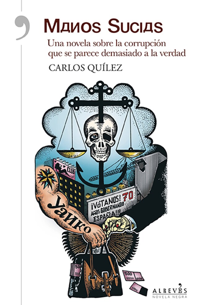 Copertina del libro per Manos sucias