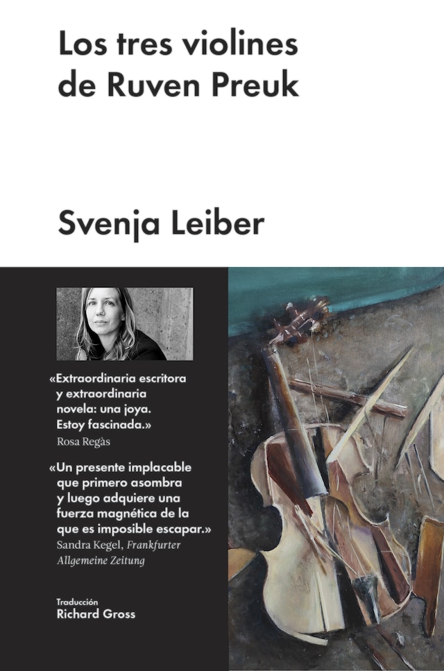 Book cover for Los tres violines de Ruven Preuk