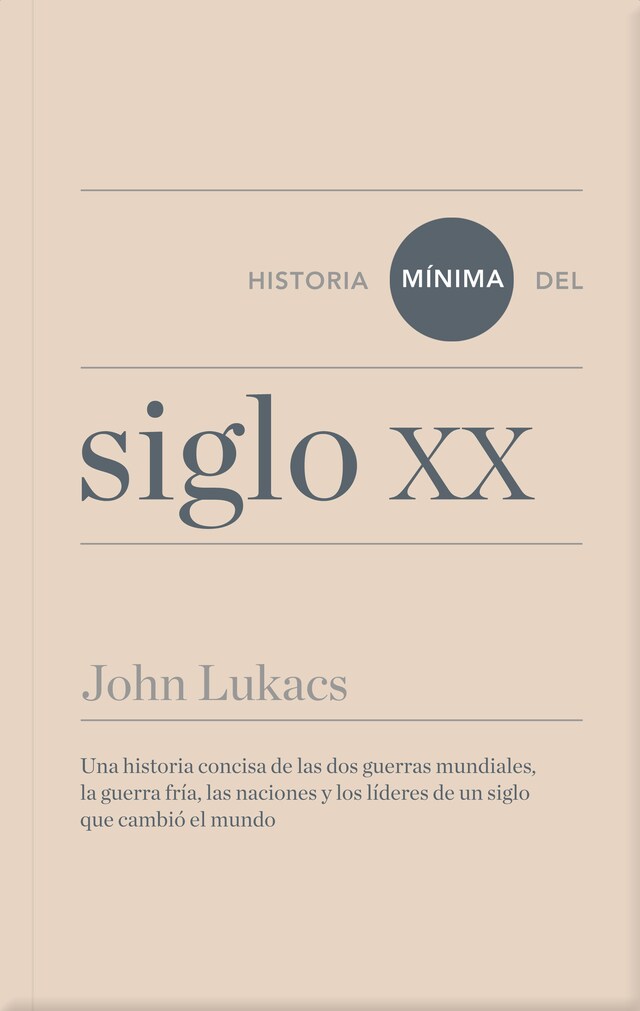 Couverture de livre pour Historia mínima del siglo XX