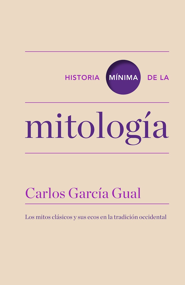 Buchcover für Historia mínima de la mitología