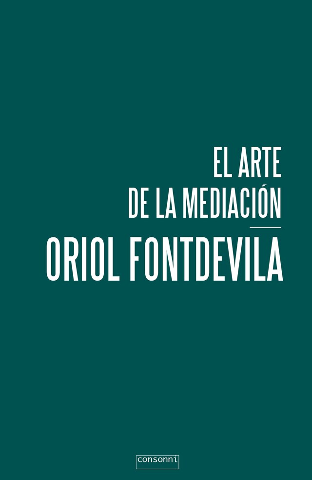 Kirjankansi teokselle El arte de la mediación