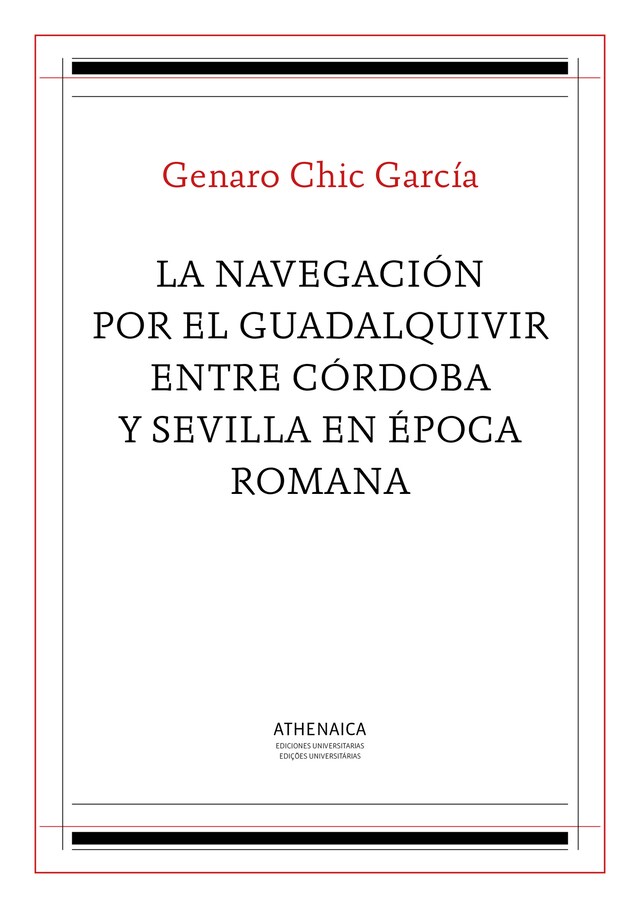 Boekomslag van La navegación por el Guadalquivir entre Córdoba y Sevilla en época romana