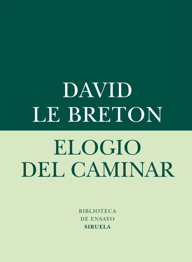 Book cover for Elogio del caminar