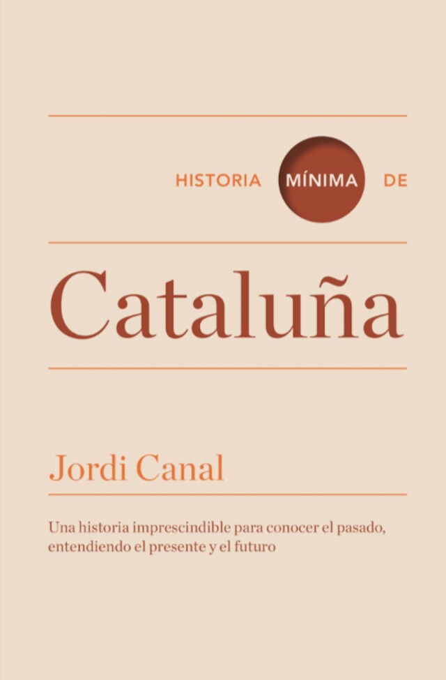 Book cover for Historia mínima de Cataluña